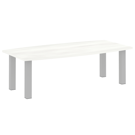 Стол переговорный LT.SP-2 Снежная патина/Серые опоры 2400*1200*750