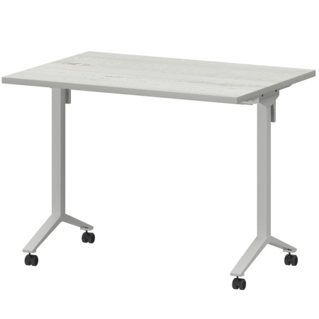 Стол мобильный складной МБ25-100.70 Сосна винтер/Белый 1000x700x750 Моби