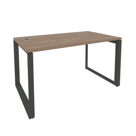Стол рабочий руководителя на О-образном м/к O.MO-SRR-3.8 Дуб аризона/Антрацит металл 1380*800*750
