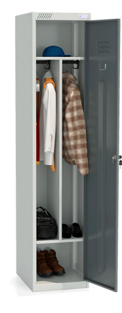 Шкаф для одежды ШРС 11-400 с перегородкой