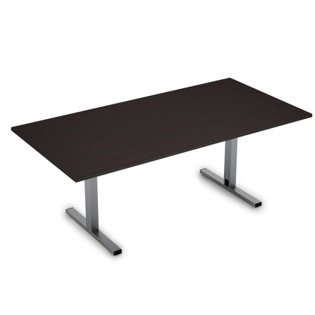 Стол для переговоров  2МТП.002 венге/алюминий матовый