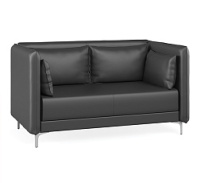Двухместный диван Графит Двухместный диван Графит