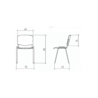 Офисный стул UTFC Изо Black