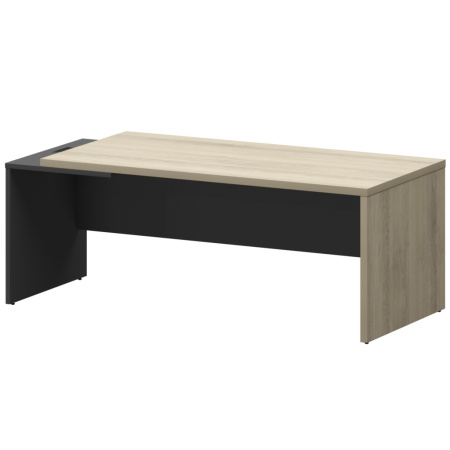 Стол руководителя левый KZ-20L Кронберг/Графит 2000x900x750