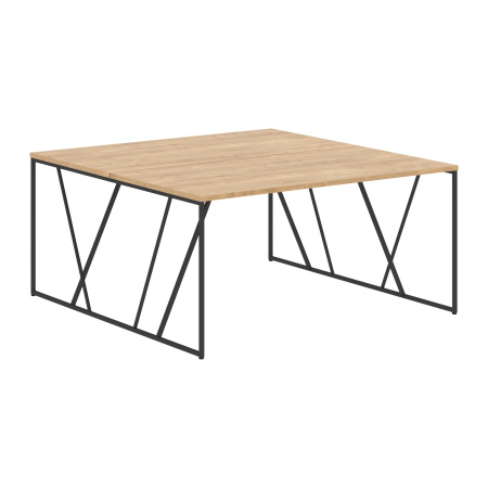 Стол LWST 1516 Дуб Бофорд/Черный