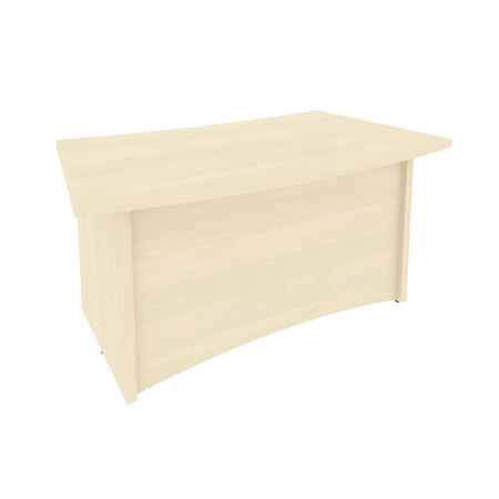 Стол руководителя криволинейный KSR-1 Клён 1600*920*765