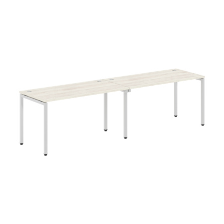 Стол 2-х местный XWST 2870 Сосна Эдмонт/Алюминий