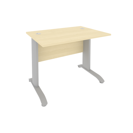 Стол письменный ПЛ.СП-1 Клён/Тёмно-серый металл