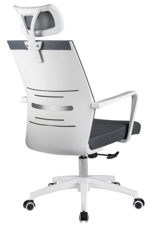 Кресло Like RCH A819 Белый пластик/Серая сетка