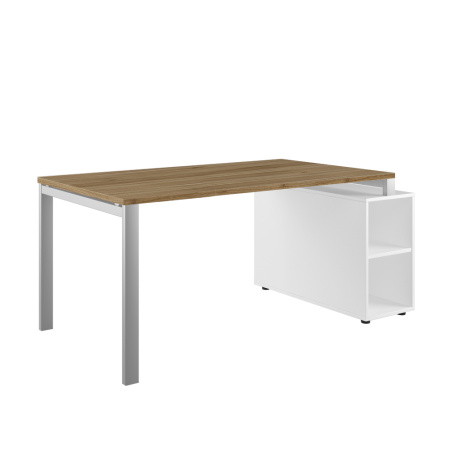 Стол руководителя на опорной тумбе. Левый TES28413531