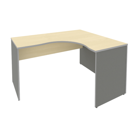 Стол криволинейный правый А.СА-3 (R) Клён металлик