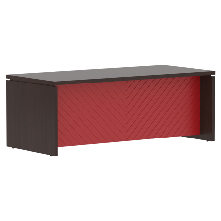 Стол руководителя TLST 209H Венге Магия Z/Красный 2000х900х750