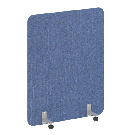 Перегородка на металлических опорах, на роликах AP.R-120-150 Romeo 11/Серый металл