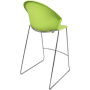 Барный стул ITALSEAT Smile-Bar салатовый пластиковый, цвет Verde 736