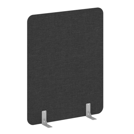 Перегородки на металлических опорах на фетровых подпятниках AP.F-120-150 Romeo 12/Серый металл