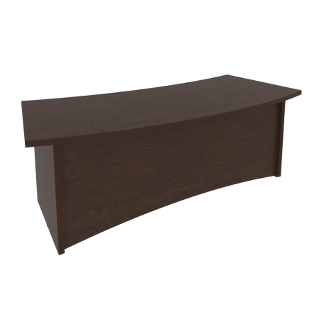 Стол руководителя криволинейный KSR-4 Венге 2200*980*765