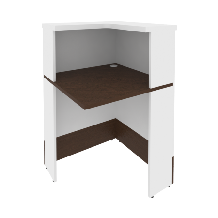 Style Угловой модуль правый Л.УМ-1 (R) Венге/Белый 736*736*1156