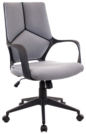 Кресло Everprof Trio Black LB T Ткань Серый