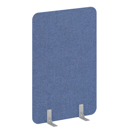 Перегородки на металлических опорах на фетровых подпятниках AP.F-100-150 Romeo 11/Серый металл