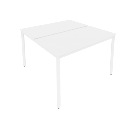 Рабочая станция на металлокаркасе С.СП-4.2 Белый/Белый металл