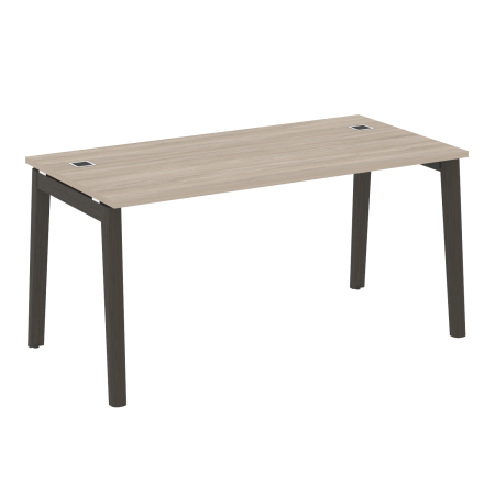 Стол руководителя OW.SRR-4.8 Дуб аттик/Дуб тёмный/Антрацит металл 1580*800*750