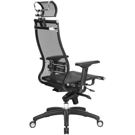 Кресло для руководителя Samurai Black Edition черный, сетка