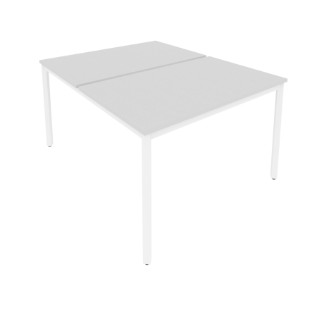 Рабочая станция на металлокаркасе С.СП-4.3 Серый/Белый металл