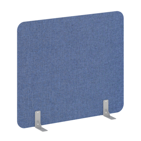 Перегородки на металлических опорах на фетровых подпятниках AP.F-140-120 Romeo 11/Серый металл