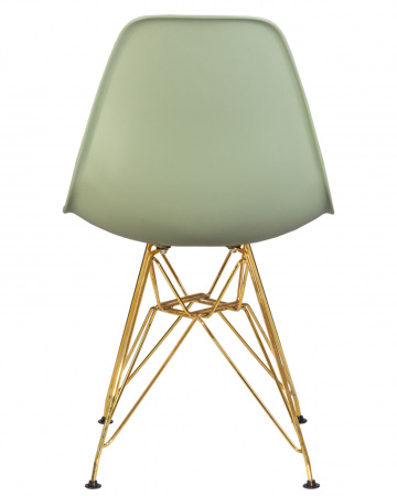 Стул для кухни DOBRIN DSR, ножки золотые, цвет мятный (NX-G-09)