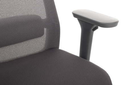 Кресло WORK W-218C Grey Серый пластик/Серая сетка 65-64-113-123