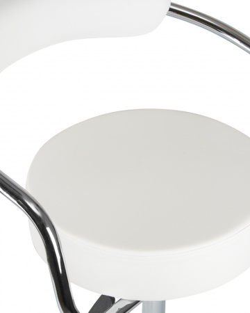 Стул барный DOBRIN MARTA, белый Стул барный DOBRIN MARTA, белый