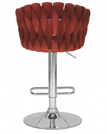 Стул барный DOBRIN MARCEL, винный велюр (MJ9-35)
