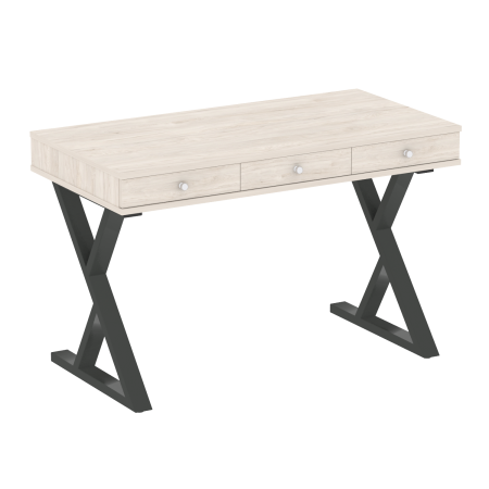 Стол письменный VR.SP-1-118.M Денвер светлый/Антрацит металл