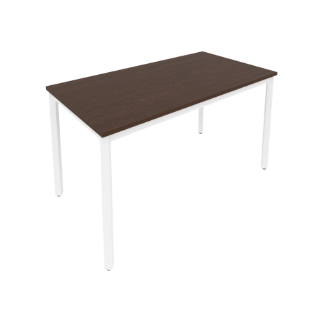 Стол письменный на металлокаркасе С.СП-5 Венге/Белый металл