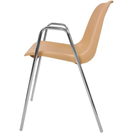 Стул ITALSEAT Vicenza-4П бежевый пластиковый, цвет Beige RAL 1001