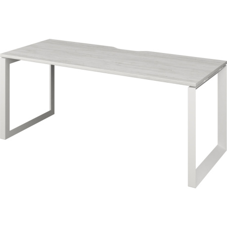 Стол на металлокаркасе НТМП.О-200 Сосна винтер/Белый