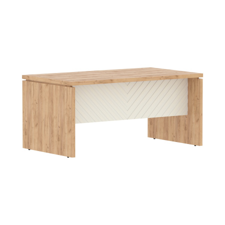 Стол руководителя TLST 169 Дуб Бофорд Z/Латте 1600х900х750 Стол руководителя TLST 169 Дуб Бофорд Z/Латте 1600х900х750