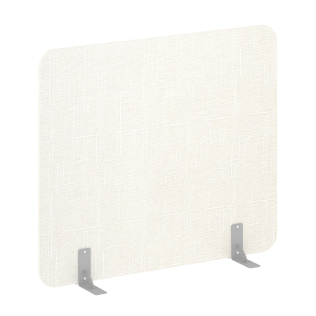 Перегородки на металлических опорах на фетровых подпятниках AP.F-140-120 Romeo 01/Серый металл