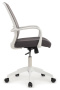 Кресло Fast W-207 white plastic Белый пластик/Серая сетка 60-62-97*105
