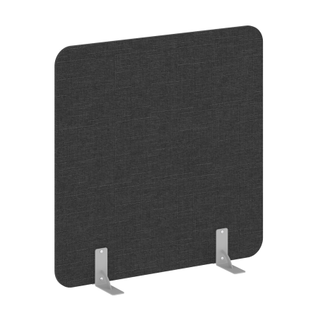 Перегородки на металлических опорах на фетровых подпятниках AP.F-120-120 Romeo 12/Серый металл