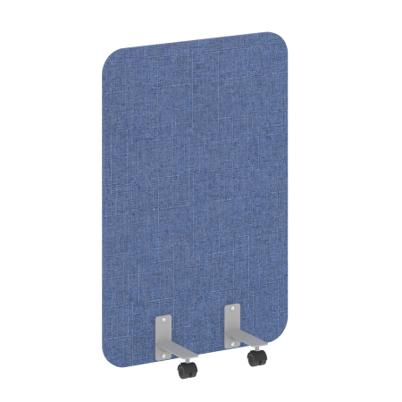 Перегородка на металлических опорах, на роликах AP.R-80-120 Romeo 11/Серый металл