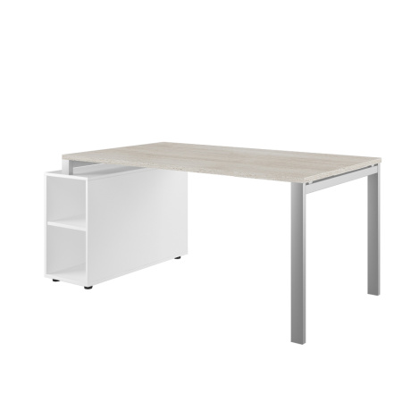 Стол руководителя на опорной тумбе. Правый TES28413621