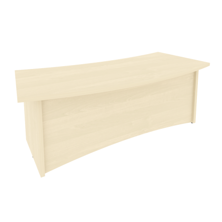 Стол руководителя криволинейный KSR-4 Клён 2200*980*765