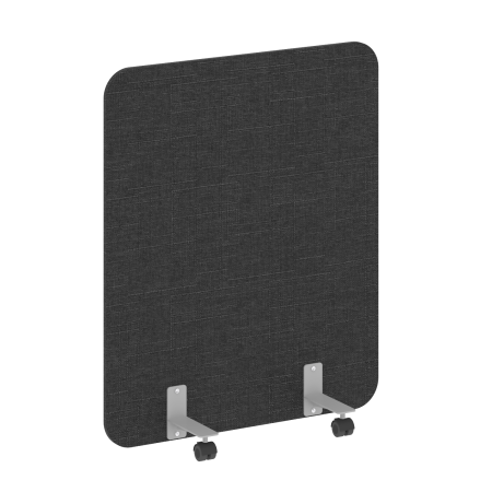 Перегородка на металлических опорах, на роликах AP.R-100-120 Romeo 12/Серый металл