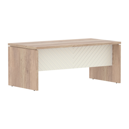 Стол руководителя TLST 189 Дуб Каньон Z/Латте 1800х900х750