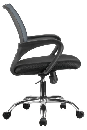 Кресло RCH 8085JE Серая сетка/Хром крестовина