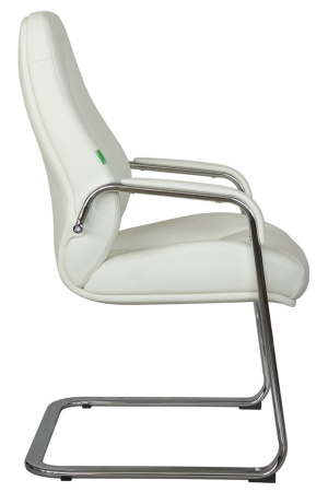 Кресло Orso-SF F385 нат.кожа белый (6207)