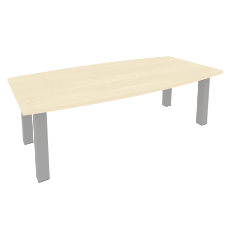 Стол переговорный KPRG-1 Клён/Серые опоры 2400*1200*750