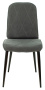 Стул для кухни Бюрократ KF-3 серый Alfa 44 металл черный на ножках (KF-3/ALFA44)