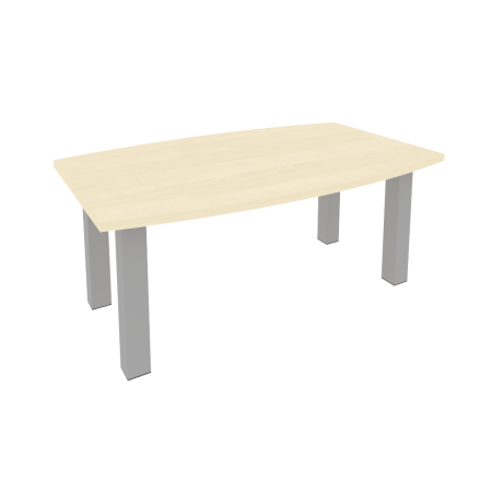 Стол переговорный KPRG-2 Клён/Серые опоры 1800*1100*750